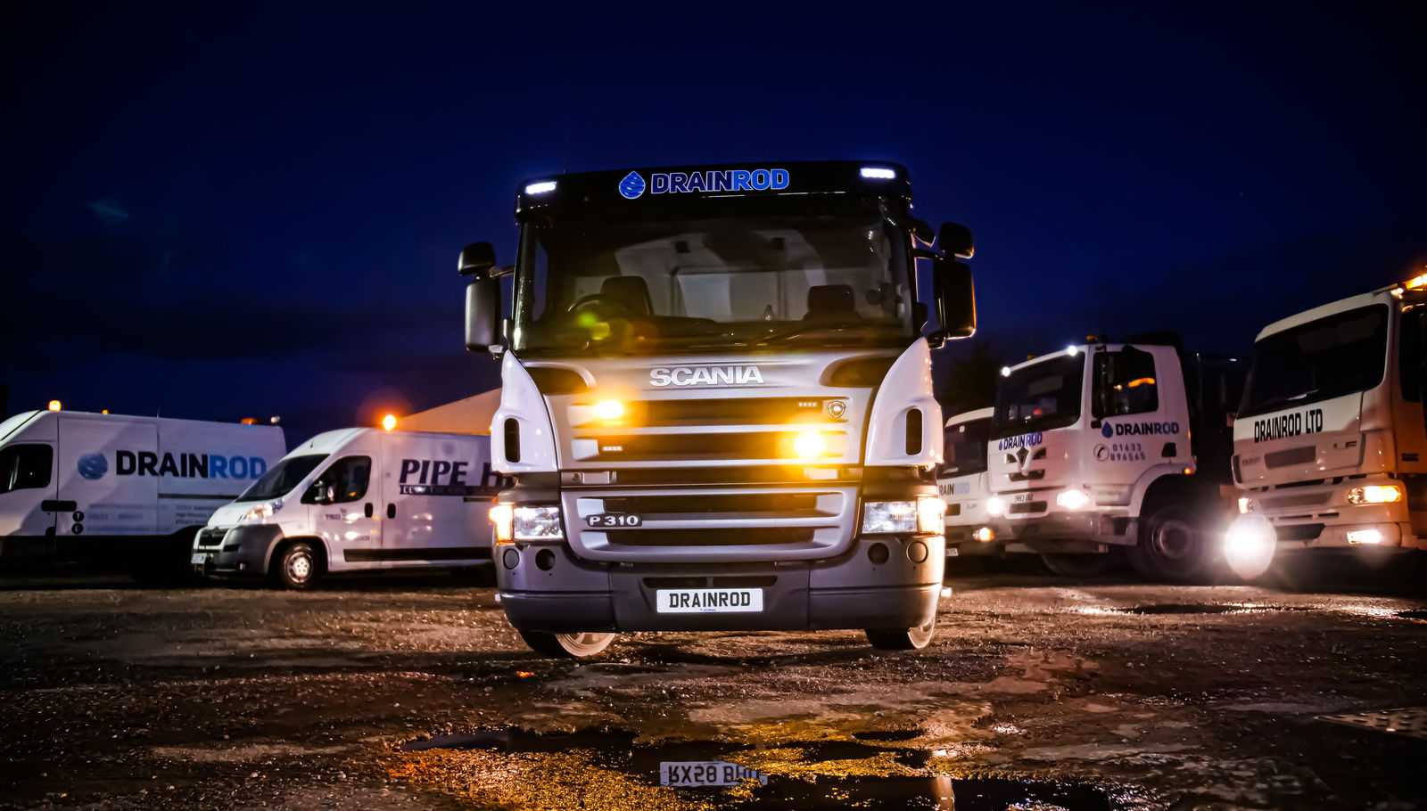 Drainrod Ltd vacuum tanker and drain jetters in Newport
