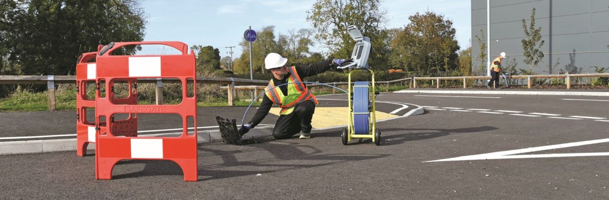 Drainrod Ltd carrying out pushrod drain surveys in Cardiff