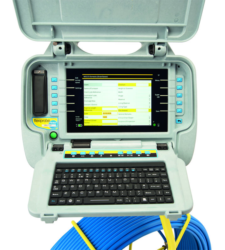 Drainrod Ltd Pushrod Drainage camera for drain surveys in Newport