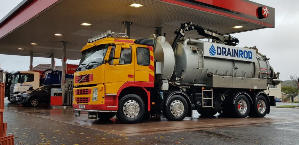 Drainrod Ltd Large drainage lorry in Newport
